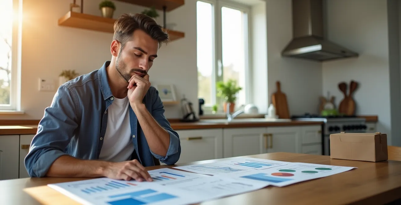 Vue aérienne d'un quartier résidentiel avec réseau de canalisations